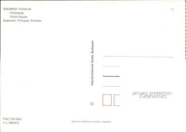 Budapest Florian ter Florianplatz – Bild 2