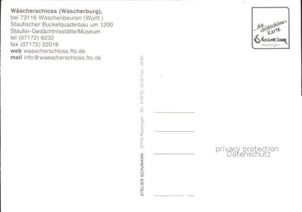 Waeschenbeuren Wäscherschloss – Bild 2