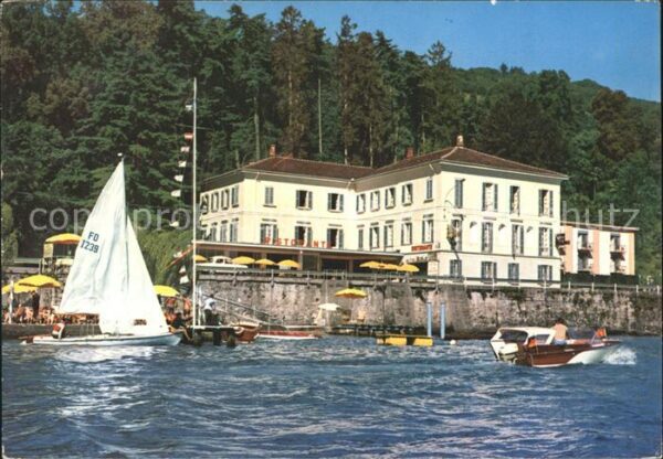 Belgirate Hotel Villa Carlotta Segelboot Motorboo