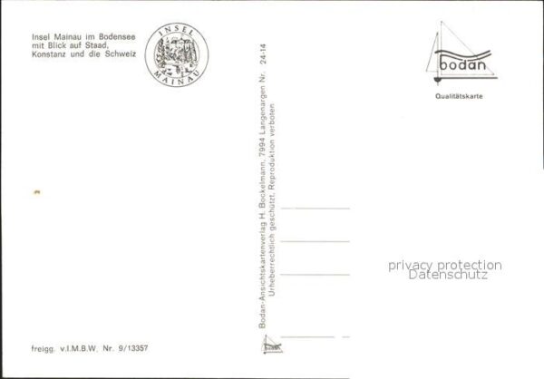 Insel Mainau Fliegeraufnahme Staad Konstanz Schweiz – Bild 2