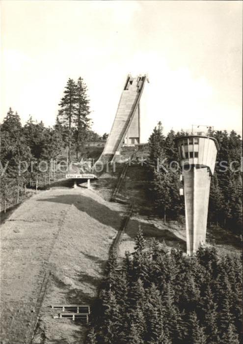 Oberhof Thueringen Schanze am Rennsteig