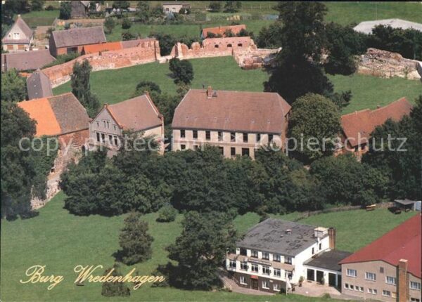 Wredenhagen Burg Wredenhagen Schule Gaststätte Mehr