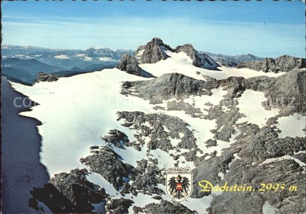 Dachstein Gebirge Fliegeraufnahme Kalksteinmassiv Dreilän