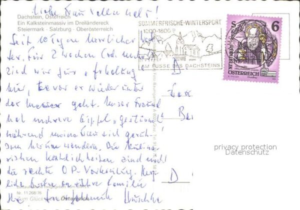 Dachstein Gebirge Fliegeraufnahme Kalksteinmassiv Dreilän – Bild 2