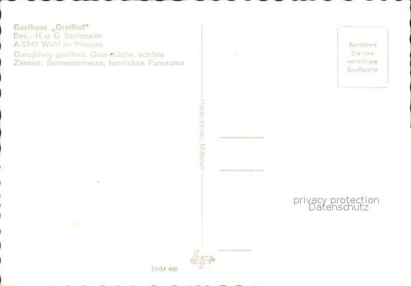 Wald Pinzgau Gasthaus Gretlhof – Bild 2