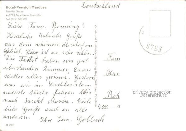 Gaschurn Vorarlberg Hotel-Pension Mardusa – Bild 2
