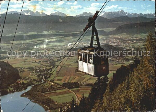 Villach Kaernten Ossiachersee Kanzel-Seilbahn Julische A