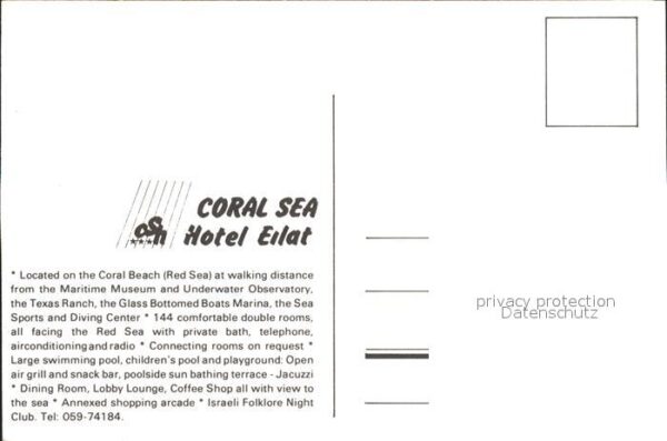 Eilat Eilath Israel Coral Sea Hotel Eilat – Bild 2