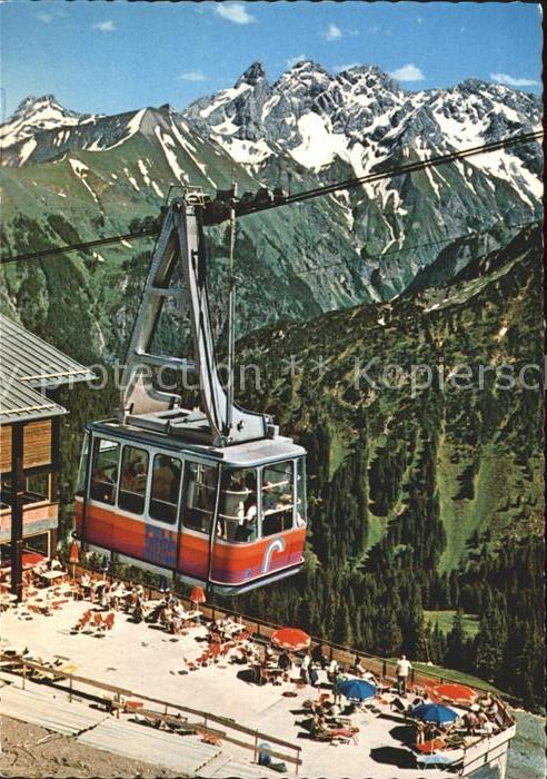 Oberstdorf Birgsautal Fellhorn-Seilbahn Kratzer Tr