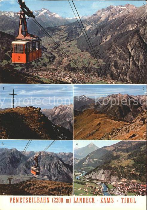 Landeck Tirol Zams Venet-Seilbahn Parseiergruppe Grab