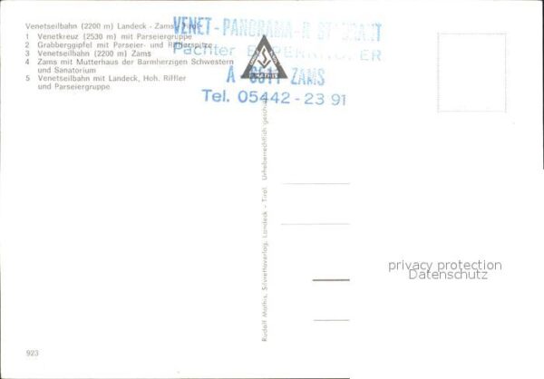 Landeck Tirol Zams Venet-Seilbahn Parseiergruppe Grab – Bild 2