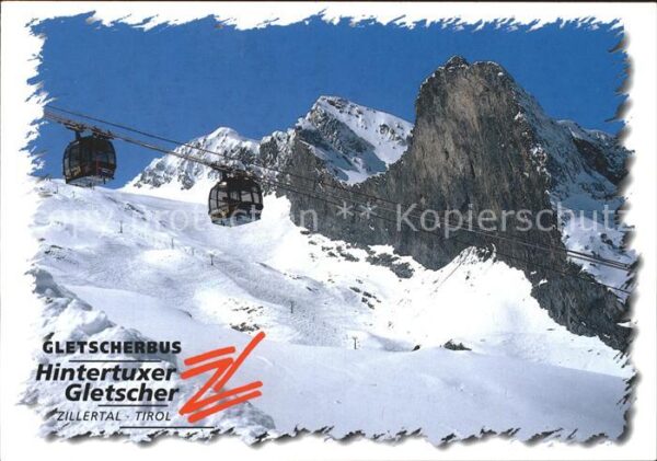 Zillertal Tirol Hintertuxer-Gletscher-Seilbahn Lärmstan