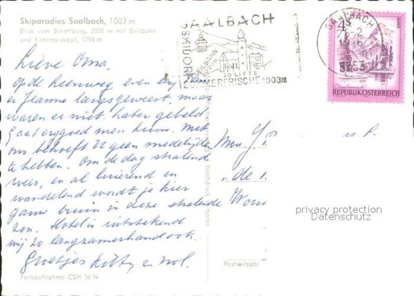 Saalbach-Hinterglemm Seilbahn Kohlmaiskopf – Bild 2