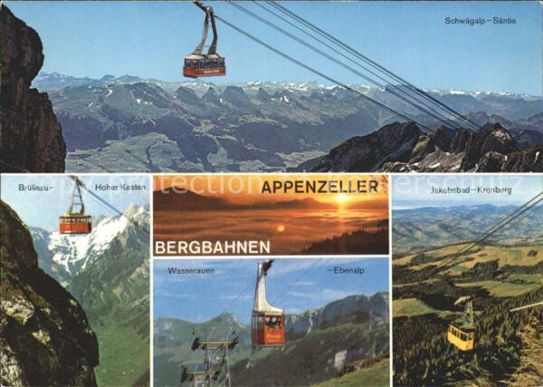Seilbahn Appenzeller-Seilbahnen Schwägalp-Säntis