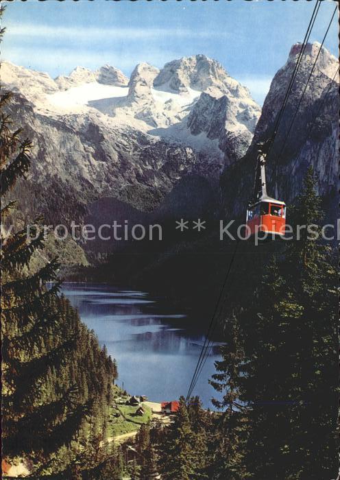 Hoher Dachstein Gosau-See Gosaukamm-Seilbahn Gablonzer-
