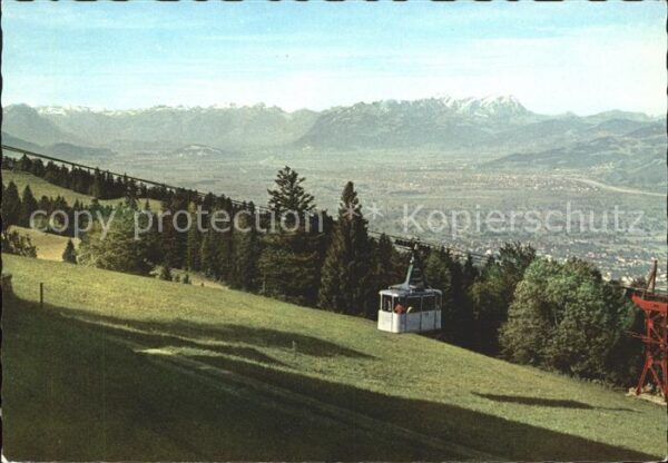Bregenz Vorarlberg Pfänder-Seilbahn Schweizer Berge