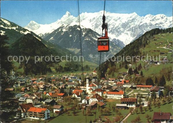 Schruns Vorarlberg Montafoner Hochjochbahn Zimba Vandanser