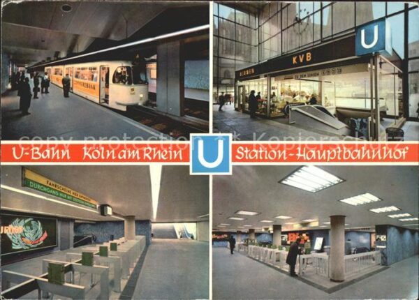 Koeln Rhein U-Bahn Station-Hauptbahnhof