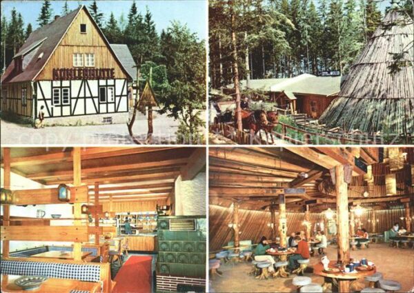 Sosa Erzgebirge Konsum Gaststätten Köhlerhütte und Meil