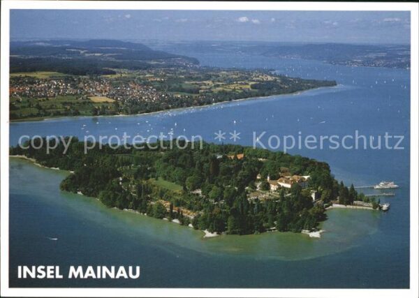 Insel Mainau Fliegeraufnahme