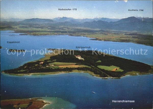 Herrenchiemsee Königsschloss Ludwig II Bayerische Alpe