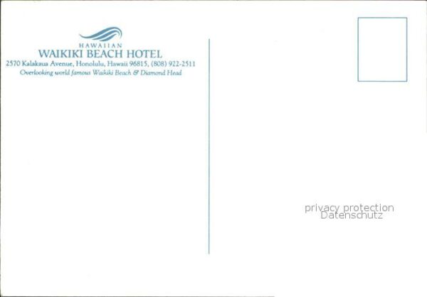 Honolulu Waikiki Beach Hotel at night – Bild 2