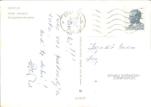 Opatija Abbazia Hotel Adriatic Fliegeraufnahme – Bild 2