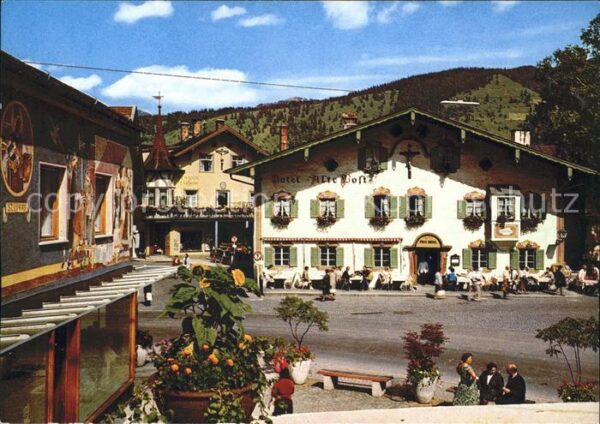 Oberammergau Dorfstrasse Hotel Alte Post Höhenluftku