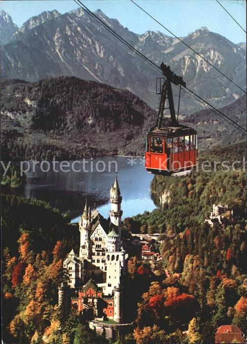 Schwangau Tegelbergbahn Königsschlösser Neuschwan