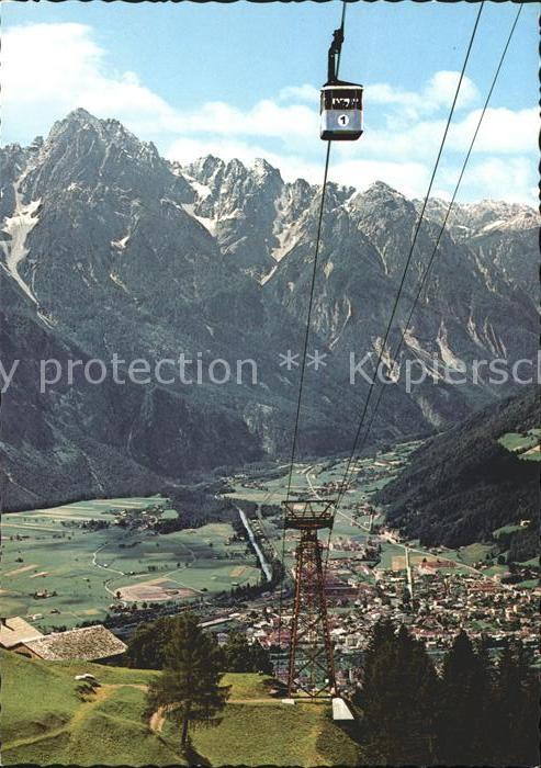 Lienz Tirol Zettersfeldbahn Bergbahn gegen Spitzkof
