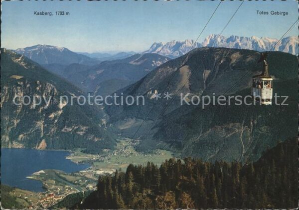 Ebensee Oberoesterreich Seilbahn zum Feuerkogel Traunsee Kasber