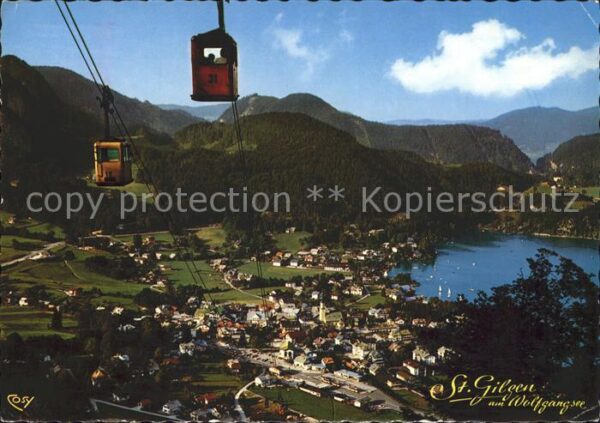 St Gilgen Salzkammergut Gondelbahn zum Zwölferhorn Alpenpanoram