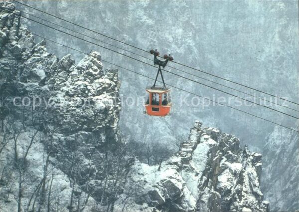 Thale Harz Personenschwebebahn Bergbahn Winterimpr