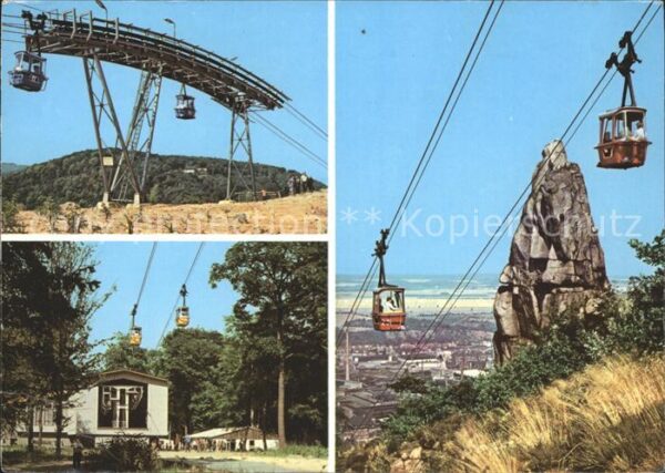 Thale Harz Personenschwebebahn Bergbahn zum Hexent