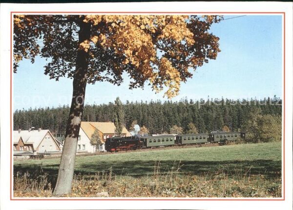 Kretscham-Rothensehma Teilansicht Eisenbahn Dampflokomotive H