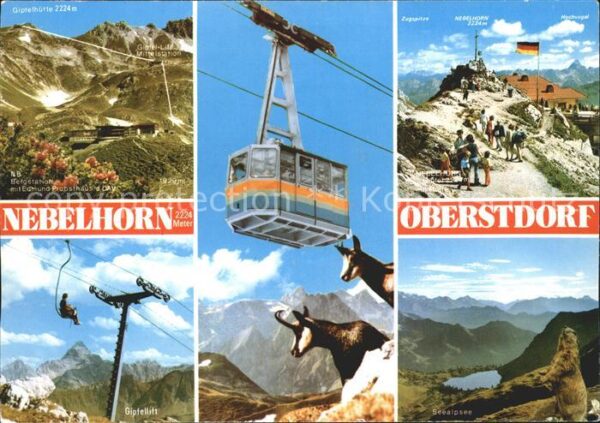 Oberstdorf Nebelhorn Bergbahn Bergstation Gemsen S