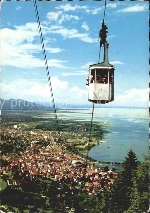 Bregenz Vorarlberg Pfänderbahn Bergbahn Panorama Bodensee