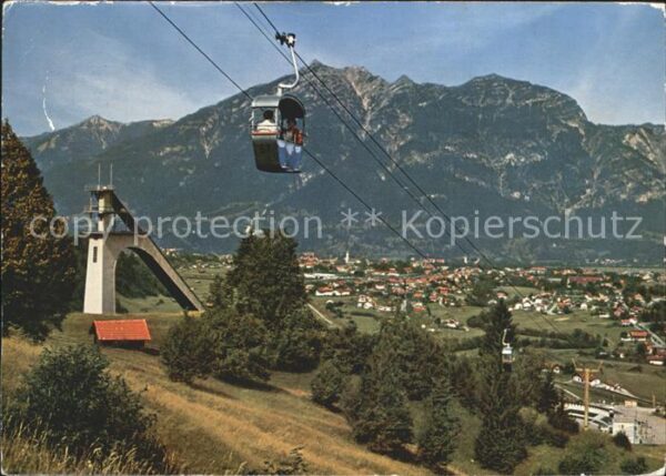 Garmisch-Partenkirchen Eckbauer Bahn mit Kramer Sprungschanze