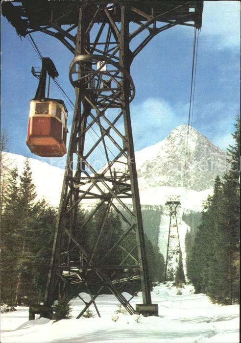 Tatranska Lomnica Schwebebahn auf den Gipfel des Lomnicky