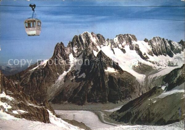 Courmayeur Aiguille Verte Mer de Glace Funivia dei