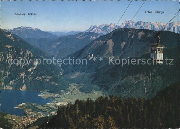 Ebensee Oberoesterreich Seilbahn zum Feuerkogel Bergbahn Trauns