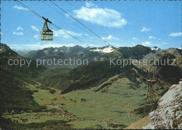 Ehrwald Tirol Tiroler Zugspitzbahn Bergbahn Blick ins