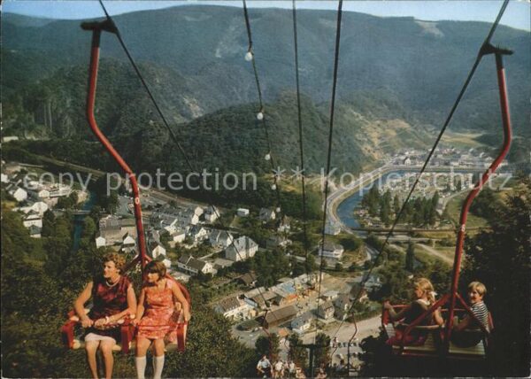 Altenahr Panorama Blick von der Sesselseilbahn
