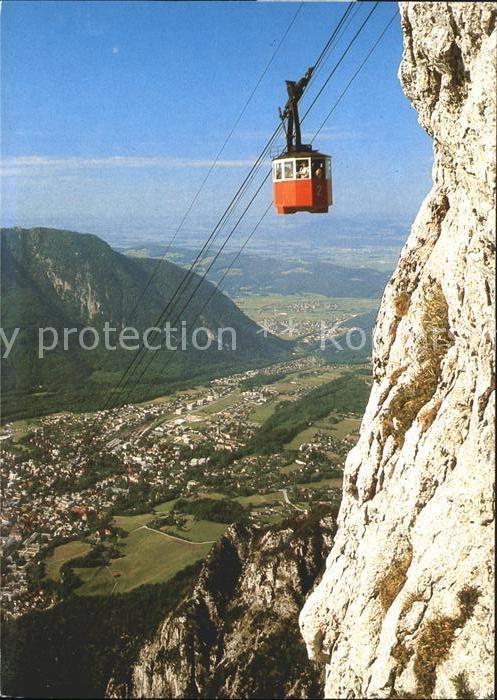 Bad Reichenhall Predigtstuhlbahn Bergbahn Talblick