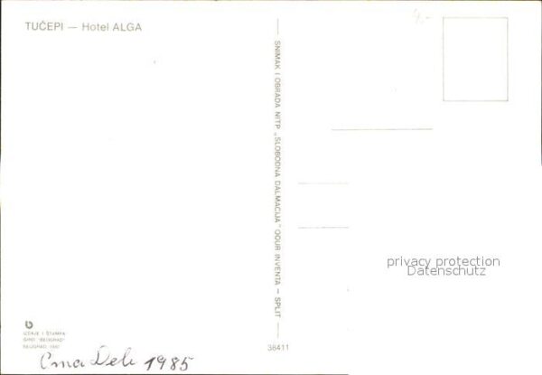 Tucepi Hotel Alga Strand Fliegeraufnahme – Bild 2