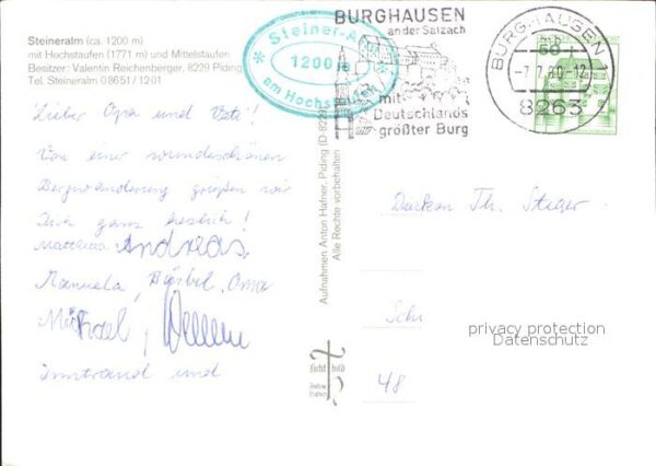 Piding Steineralm mit Hochstaufen und Mittelst – Bild 2