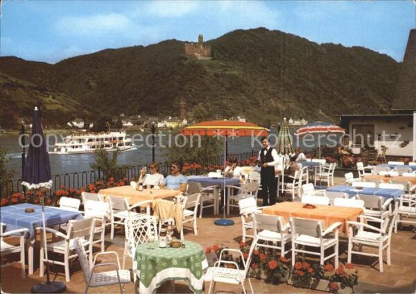 Fellen Sankt Goar Hotel Restaurant Landsknecht Terrasse R