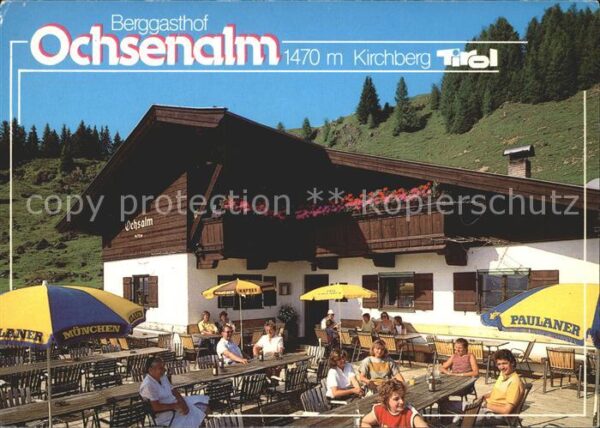Kirchberg Tirol Berggasthof Ochsenalm Terrasse