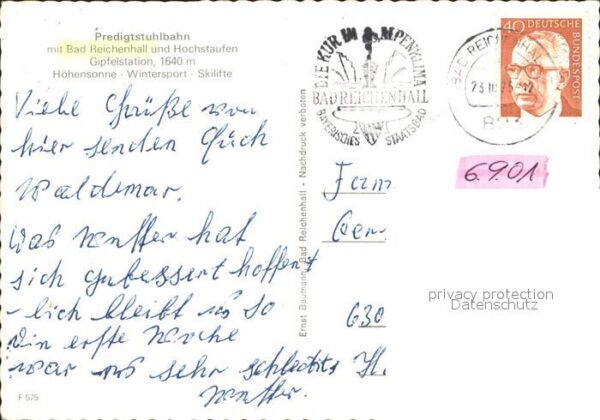 Bad Reichenhall Predigtstuhlbahn Bergbahn Hochstaufen C – Bild 2