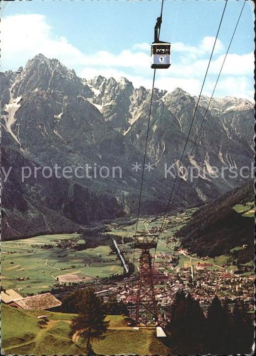 Lienz Tirol Zettersfeldbahn gegen Spitzkofel Lienze